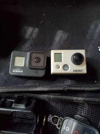 go pro hero 8 black plus gopro 2