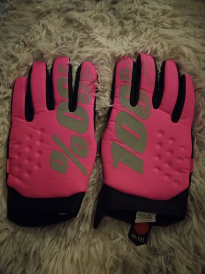100% Gloves - Size M