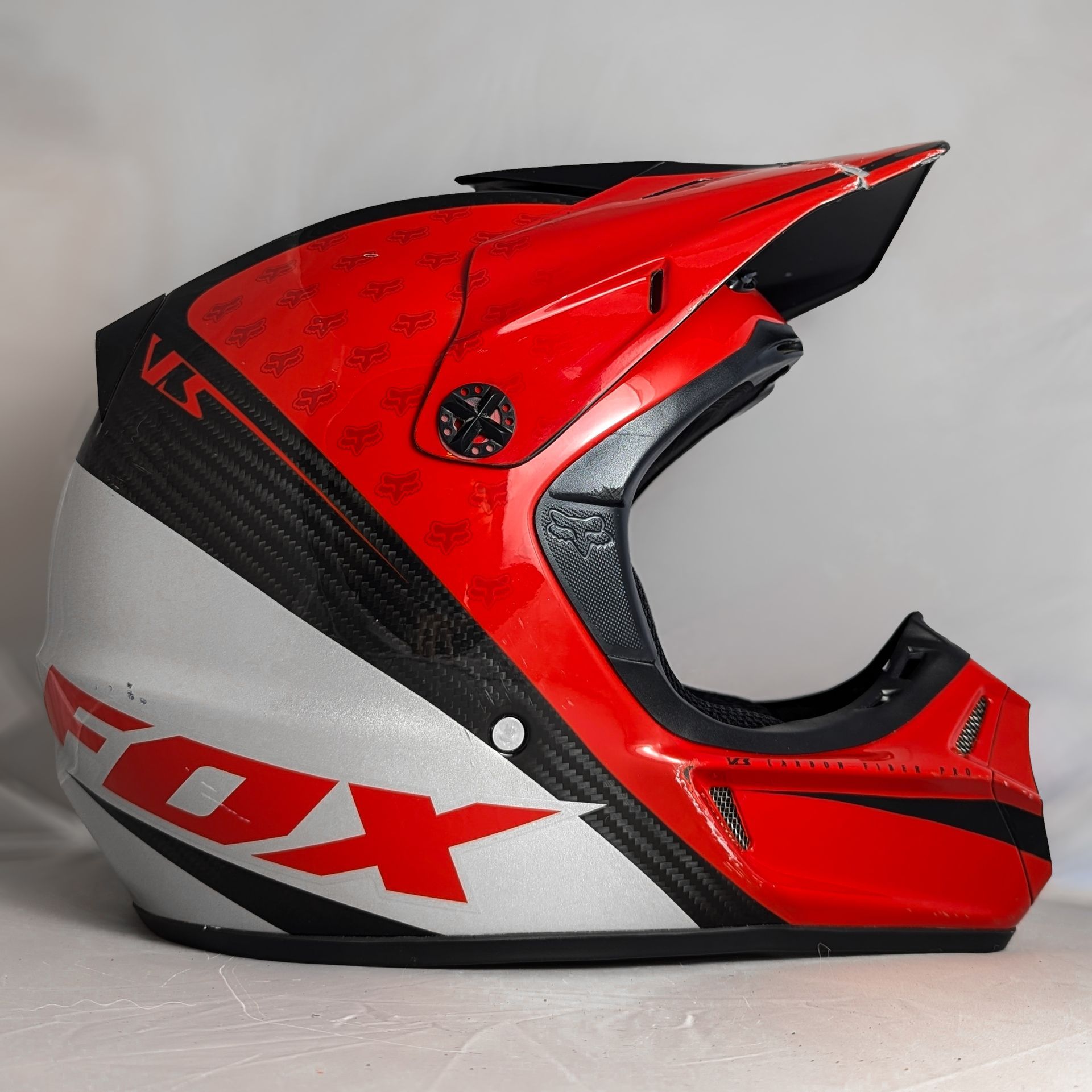 Fox Racing V3 Pilot Carbon Helmet Adult Medium