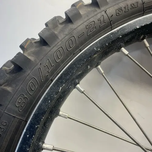 2010 Kawasaki KX450F KX 450F OEM FRONT WHEEL RIM HUB TIRE 09-17