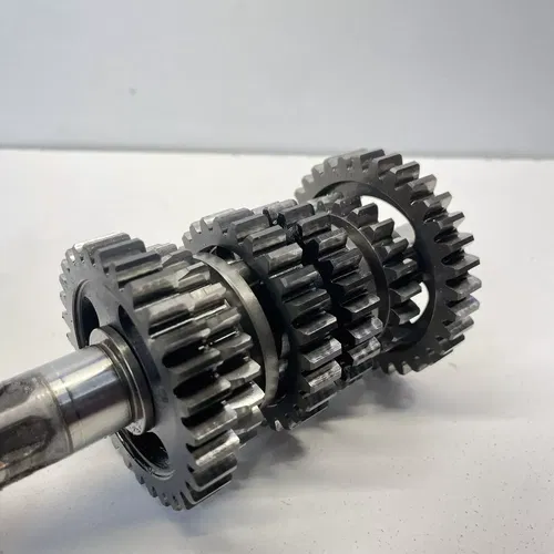 1991 Kawasaki KX80 KX 80 transmission output main shaft set gear gears Good