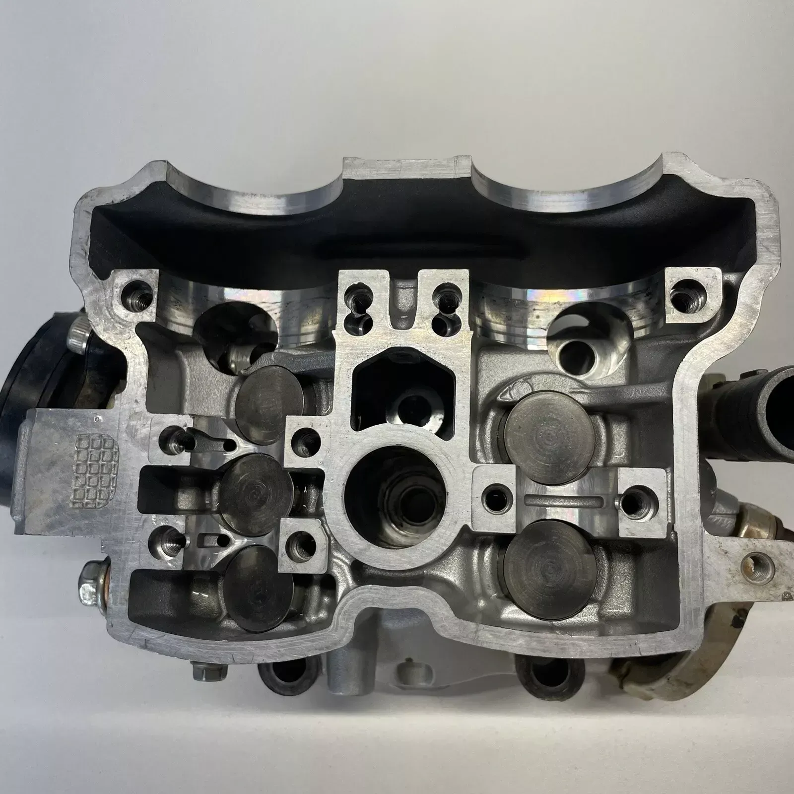 2008 YAMAHA YZ250F CYLINDER HEAD OEM DAMAGED!