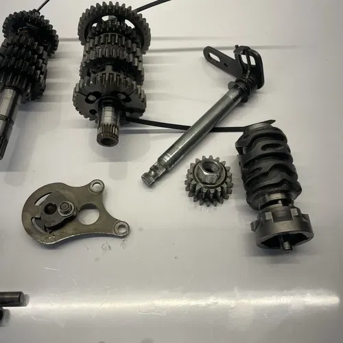 2003 Honda CR85  CR 85 CR Transmission Set Gear Box Counter Shaft Trans OEM