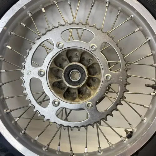 Suzuki DRZ400 - Stock Rear Wheel w/ Hub Rim Sprocket - 2003 DRZ 400 OEM