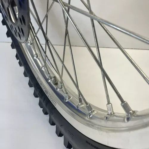 00-24 SUZUKI DRZ 400S DRZ400S OEM FRONT WHEEL FRONT RIM AND TIRE WOW!
