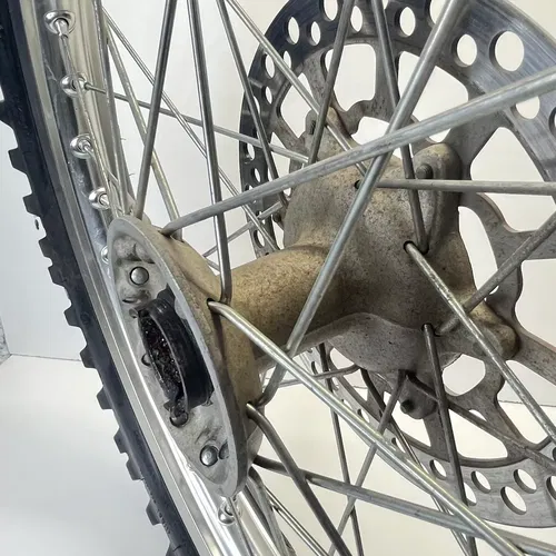 00-24 SUZUKI DRZ 400S DRZ400S OEM FRONT WHEEL FRONT RIM AND TIRE WOW!