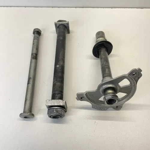 2013 Kawasaki Kx250f Front Axle Rear Axle Swingarm Pivot Bolt But