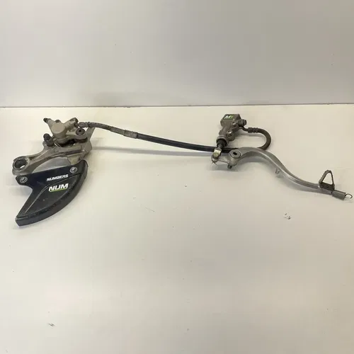 2007 06-09 KAWASAKI KX250F OEM REAR BACK BRAKE CALIPER MASTER CYLINDER LEVER