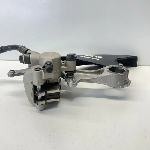 2007 06-09 KAWASAKI KX250F OEM REAR BACK BRAKE CALIPER MASTER CYLINDER LEVER