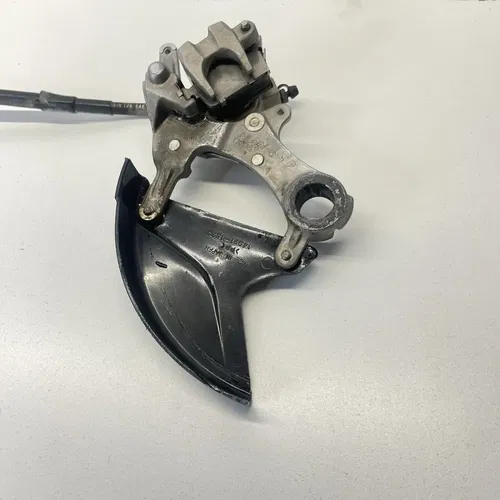 2007 06-09 KAWASAKI KX250F OEM REAR BACK BRAKE CALIPER MASTER CYLINDER LEVER