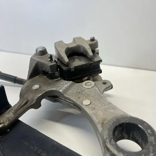 2007 06-09 KAWASAKI KX250F OEM REAR BACK BRAKE CALIPER MASTER CYLINDER LEVER