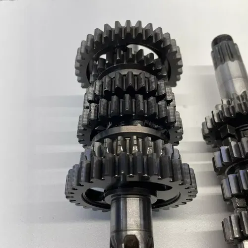 2003 Kawasaki KX85 Transmission Gears Gear Drive Output Shaft, Shifter Forks.