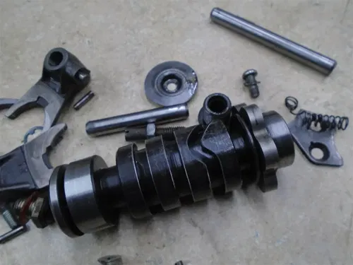Kawasaki 250 F11 ENDURO Engine Shift Forks Drum 1975 WD SM389