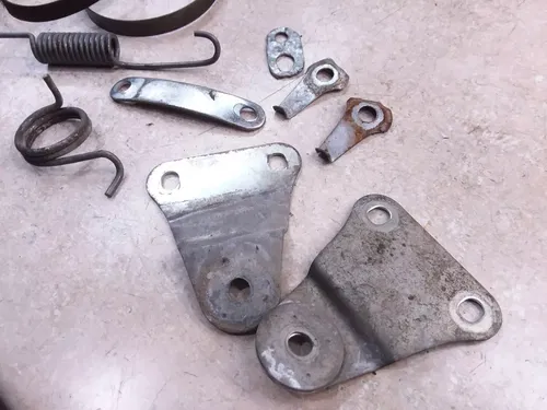 Kawasaki F7 Enduro 175 OEM Misc Frame Bracket Spring Clamp Lot 1974 VTG ANX-B202