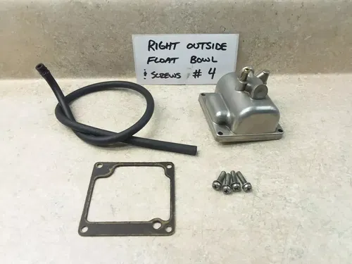 VTG 1975 Kawasaki Z1 900 Z1-B Stock Carb ( Right Outside ) Float Bowl #4 PJ-13
