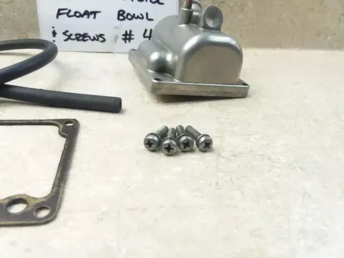 VTG 1975 Kawasaki Z1 900 Z1-B Stock Carb ( Right Outside ) Float Bowl #4 PJ-13