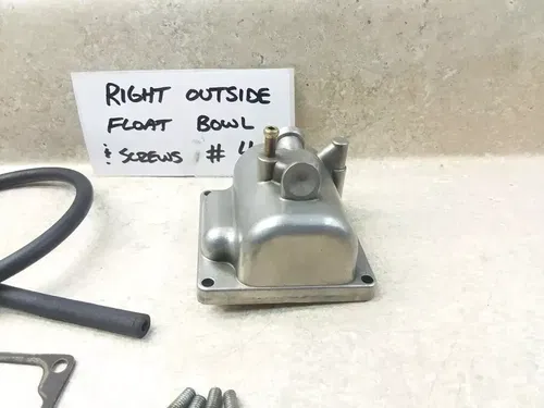 VTG 1975 Kawasaki Z1 900 Z1-B Stock Carb ( Right Outside ) Float Bowl #4 PJ-13