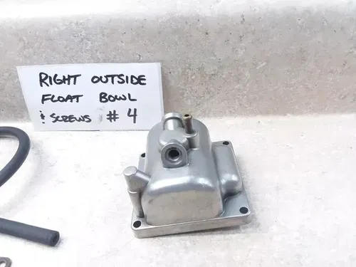 VTG 1975 Kawasaki Z1 900 Z1-B Stock Carb ( Right Outside ) Float Bowl #4 PJ-13