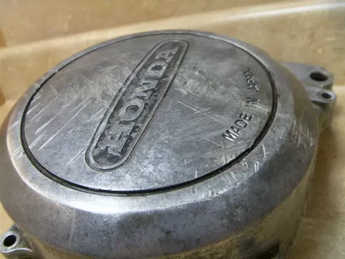 Honda 400 CM HONDAMATIC CM400-A Used Engine Left Stator Cover 1980 #SM84