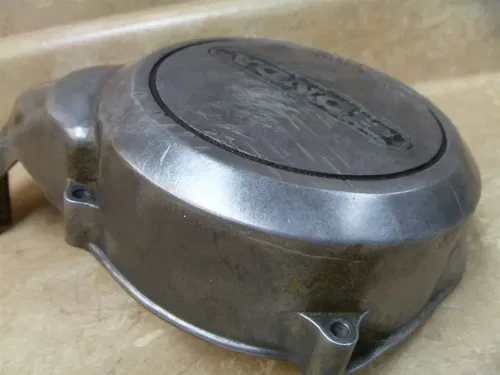 Honda 400 CM HONDAMATIC CM400-A Used Engine Left Stator Cover 1980 #SM84