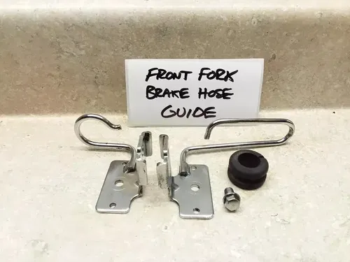 1988 Kawasaki VN 1500 Vulcan VN1500-A2 Front Fork Brake Hose Guide Pair PJ-11