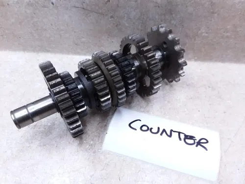 Yamaha 225 XT XT225 Engine Transmission Counter Shaft Gears 2003 ANX-C45