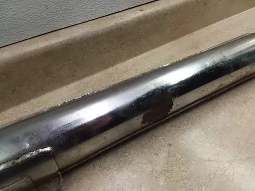 Bridgestone 175 DT175 Original Left Exhaust Muffler 1960s #7 ANX ARP E12