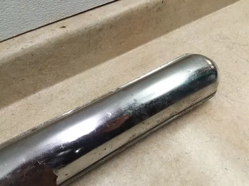 Bridgestone 175 DT175 Original Left Exhaust Muffler 1960s #7 ANX ARP E12