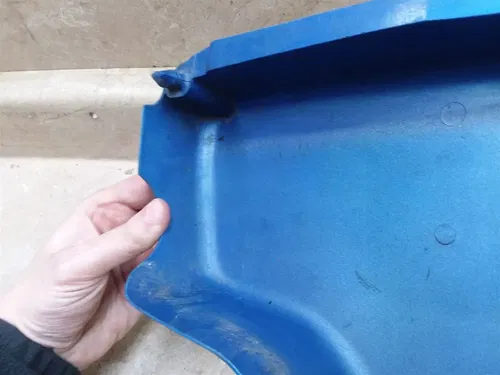 Honda 175 CL175 Blue OEM Right Side Cover Panel 1968 #38 ARP ANX E3