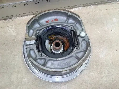 Kawasaki G5 100 Enduro Front Wheel Brake Plate 1975 ANX B-95
