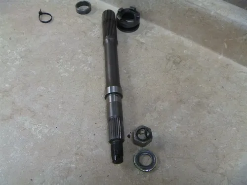Kawasaki 300 KLF BAYOU KLF300-B1 Used Left  Wheel Rear Axle 1988 #KB25