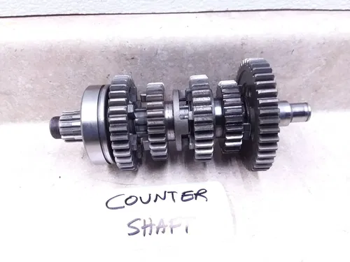 Yamaha R5 Twin 350 Engine Transmission Counter Shaft Gears Vintage 1971 ANX-C8