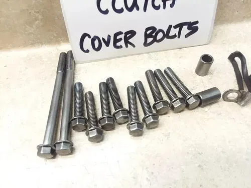 2006 Suzuki V-Strom DL-1000 Right Engine Clutch Cover Bolt Lot PJ-12