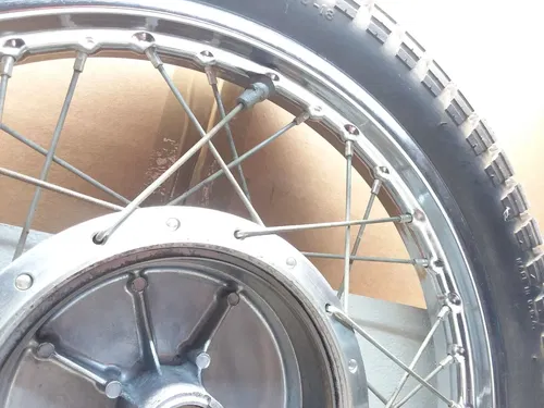 VTG 1970 Suzuki T250-II Hustler Front Wheel & Tire Assy ANX-B216