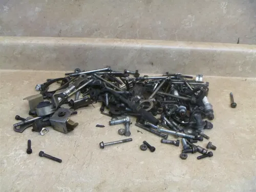 Yamaha 650 XJ TURBO XJ650 Used Engine Misc Case Bolts 1983 Vintage YB74