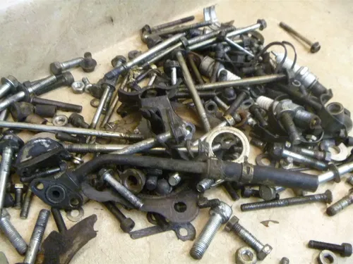 Yamaha 650 XJ TURBO XJ650 Used Engine Misc Case Bolts 1983 Vintage YB74