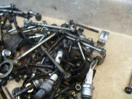 Yamaha 650 XJ TURBO XJ650 Used Engine Misc Case Bolts 1983 Vintage YB74