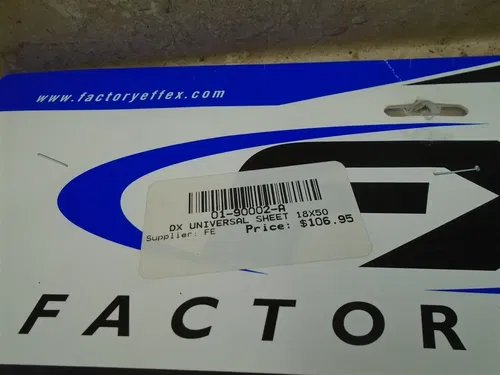 FX Factory Effex Graphics DX Universal Sheet 191968-3 5 sheets SR-155