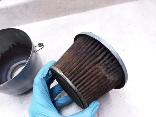 Kawasaki H1 Triple 500 Air Cleaner Box Assembly 1970's Vintage #20 ANX-B236