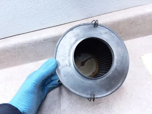 Kawasaki H1 Triple 500 Air Cleaner Box Assembly 1970's Vintage #20 ANX-B236