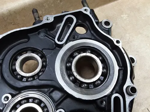 Yamaha 600 TT600 Engine LEFT Crankcase 1984 ANX B213