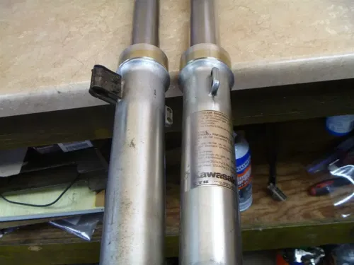 Kawasaki 600 KLR KL600 KLR600 Used Front Forks Pair Set 1985 Vintage KB55
