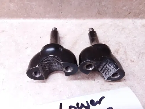 Honda 175 Scrambler CL CL175 K5 Lower Handlebar Mount Clamp Pair 1971 ANX-C43