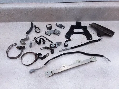 Honda 400 Hawk II CB CB400 CB400T Misc Frame Bracket Hardware Lot 1978 ANX-C