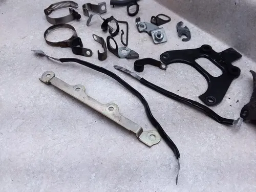 Honda 400 Hawk II CB CB400 CB400T Misc Frame Bracket Hardware Lot 1978 ANX-C