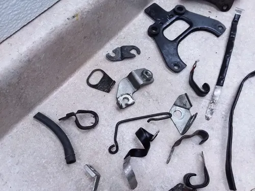 Honda 400 Hawk II CB CB400 CB400T Misc Frame Bracket Hardware Lot 1978 ANX-C