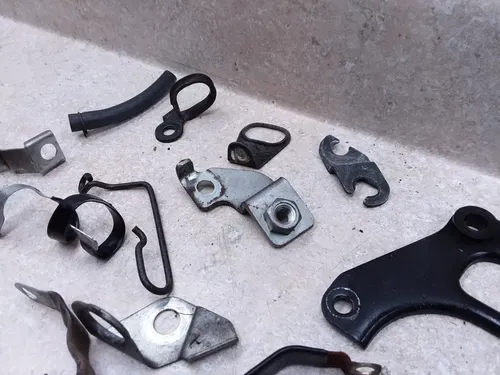Honda 400 Hawk II CB CB400 CB400T Misc Frame Bracket Hardware Lot 1978 ANX-C
