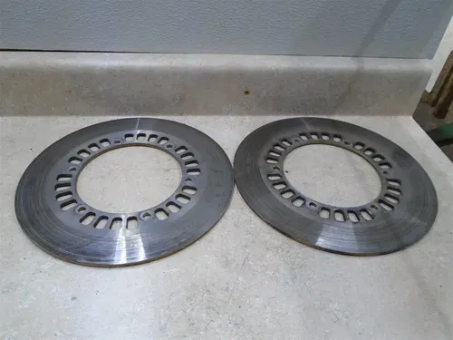 Yamaha 1000 XV VIRAGO XV1000 Used Front Brake Disk Rotor Set 1985 YB160