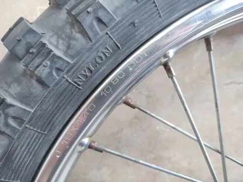 Honda 100 XL XL100-S XL100S Front Wheel Rim BENT 1981 ANX