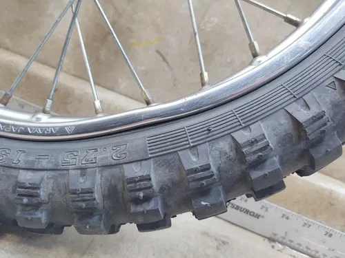 Honda 100 XL XL100-S XL100S Front Wheel Rim BENT 1981 ANX